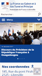 Mobile Screenshot of ambafrance-ga.org